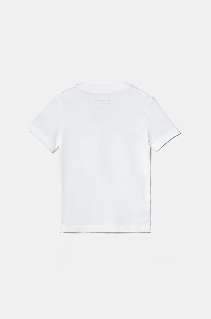 Calvin Klein Jeans tricou de bumbac pentru copii IU0IU00682.128.176.9BYH alb SS26