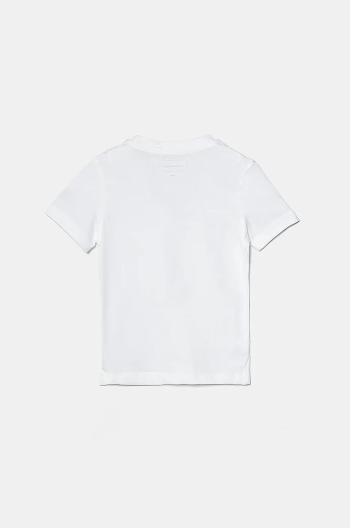 Calvin Klein Jeans tricou de bumbac pentru copii IU0IU00682.128.176.9BYH alb SS26