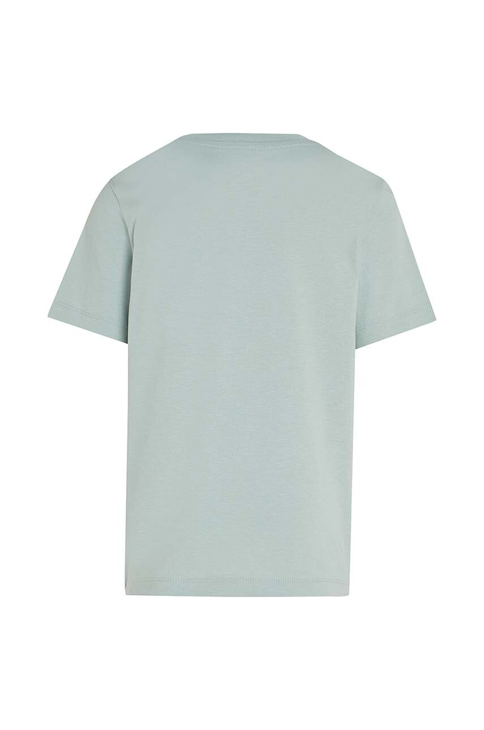 Chłopiec Calvin Klein Jeans t-shirt bawełniany dziecięcy IU0IU00683.128.176.9BYH zielony