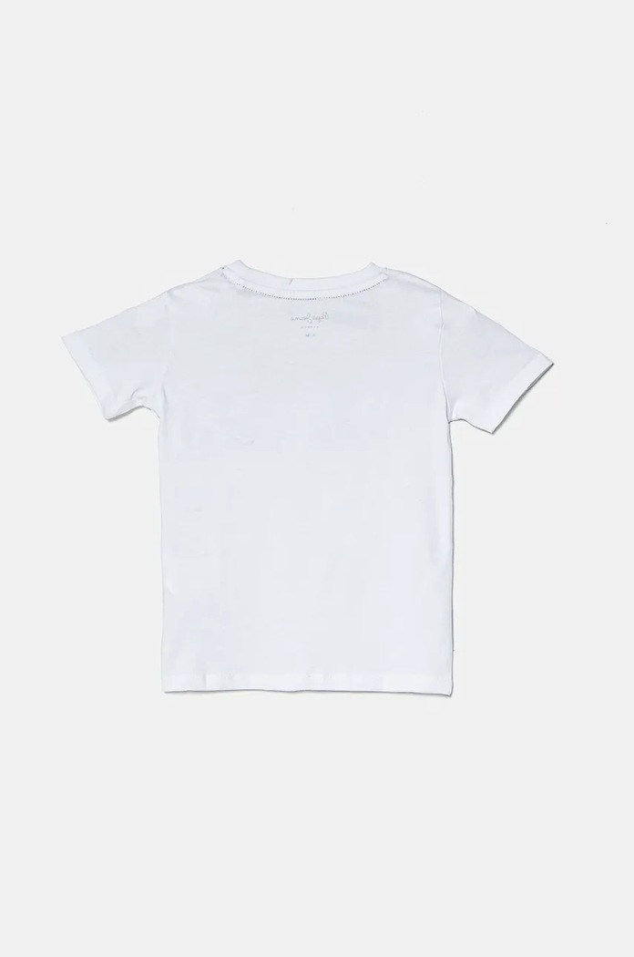 Dětské bavlněné tričko Pepe Jeans BAIN PB503915 bílá AW24