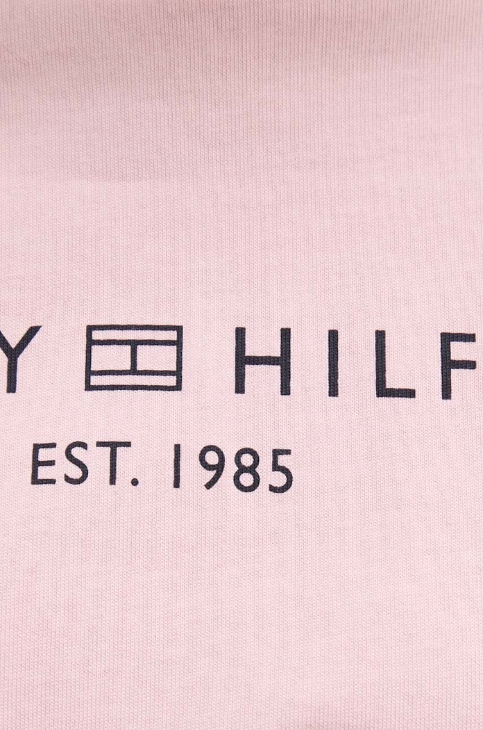 Tommy Hilfiger t-shirt bawełniany WW0WW39782 różowy