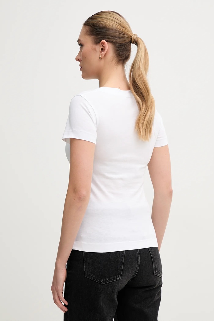 Odjeća Pamučna majica Calvin Klein Jeans 2-pack J20J223447 bijela