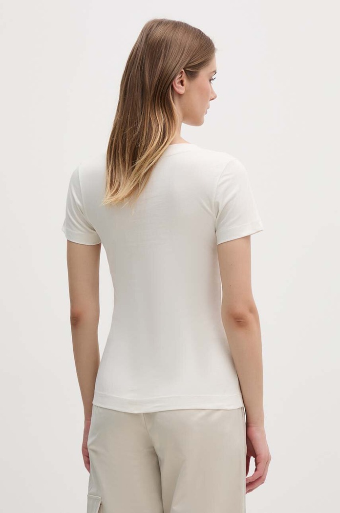 Дрехи Памучна тениска Calvin Klein Jeans (2 броя) J20J223447 бежов