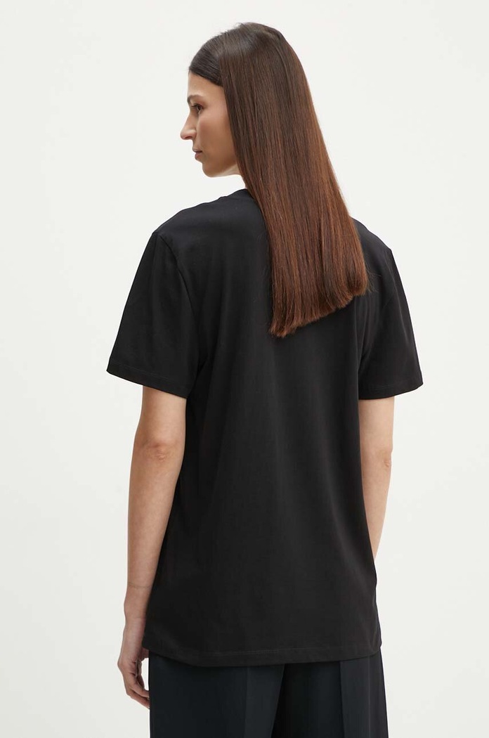 Odzież Iceberg t-shirt bawełniany F021.6325 czarny