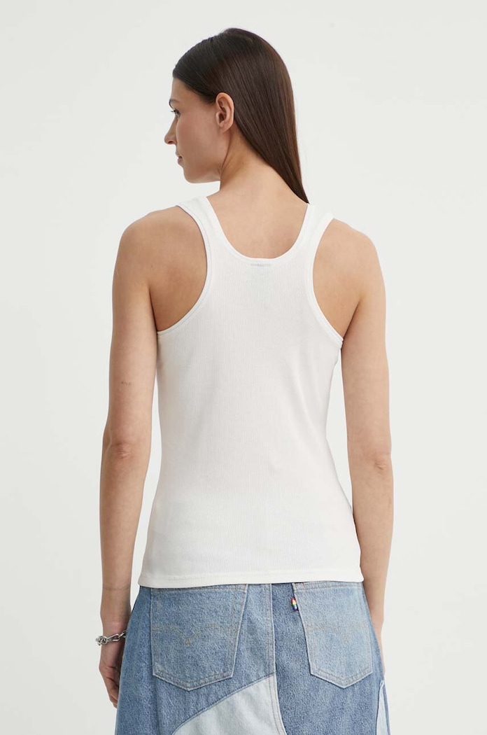 Ruházat G-Star pamut top D24645.5268 fehér