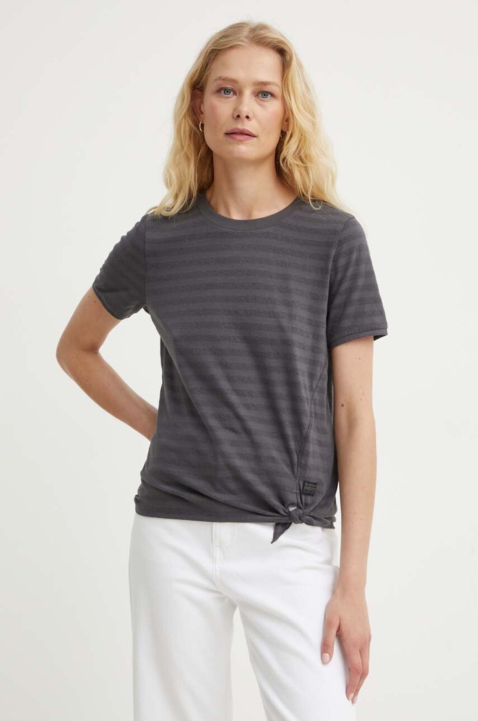 G-Star t-shirt regular szary D24661.D602