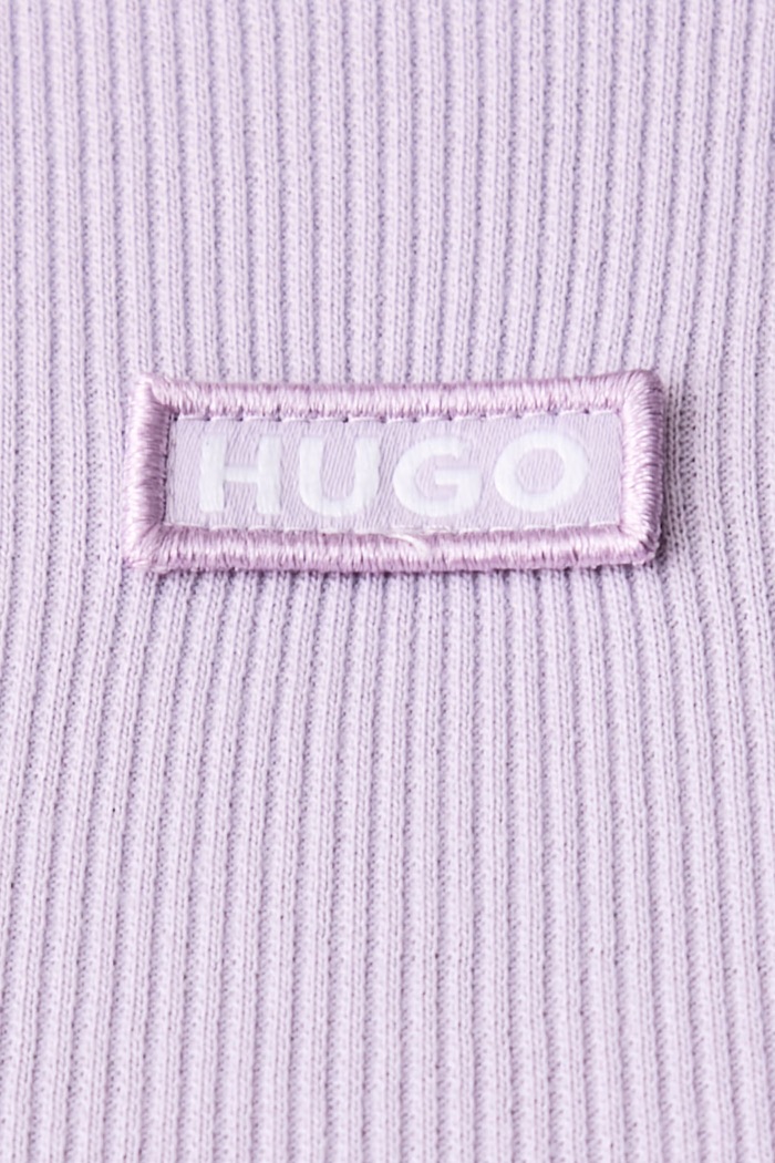 Футболка жіноча бавовняна з еластаном Easy Tee_B HUGO Blue фіолетовий 50523924