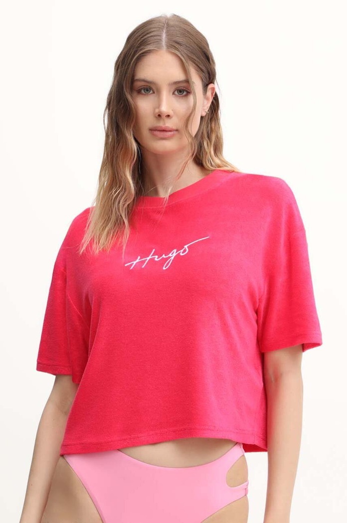 HUGO t-shirt pozostałe różowy 50520695