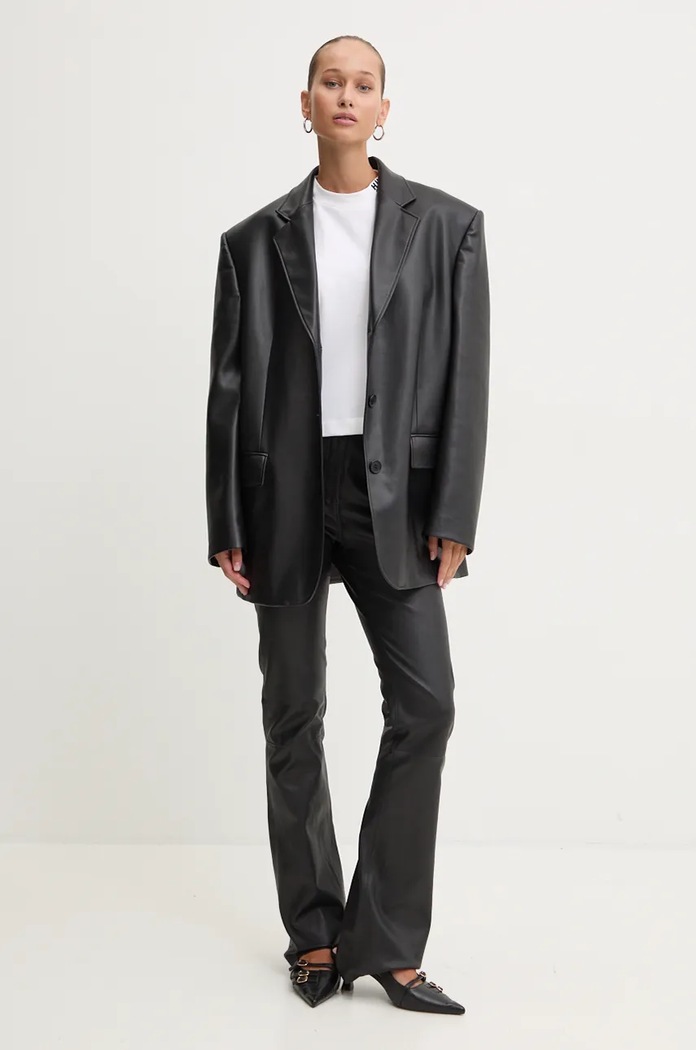 Памучна тениска HUGO Damelody 50520187 бял AW25