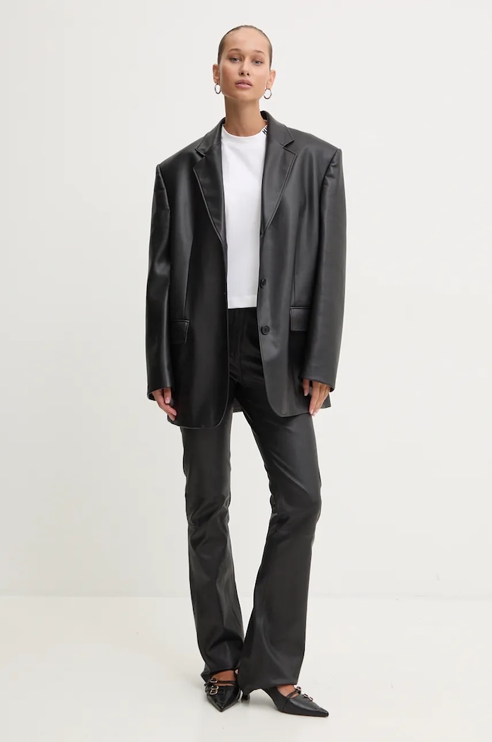Памучна тениска HUGO Damelody 50520187 бял AW25
