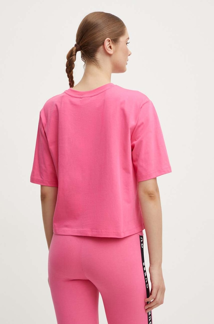 Odzież Guess t-shirt bawełniany AURLIE V4YI06.I3Z14 różowy