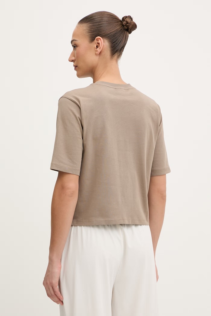 Îmbrăcăminte Guess tricou din bumbac AURLIE V4YI06.I3Z14 bej