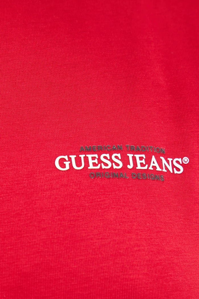Μπλουζάκι Guess Jeans κόκκινο W4YI02.J1314