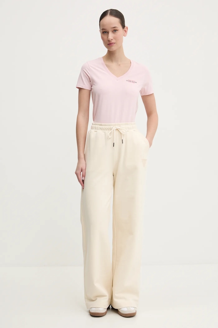 Tričko Guess Jeans W4YI23.J1314 ružová SS26