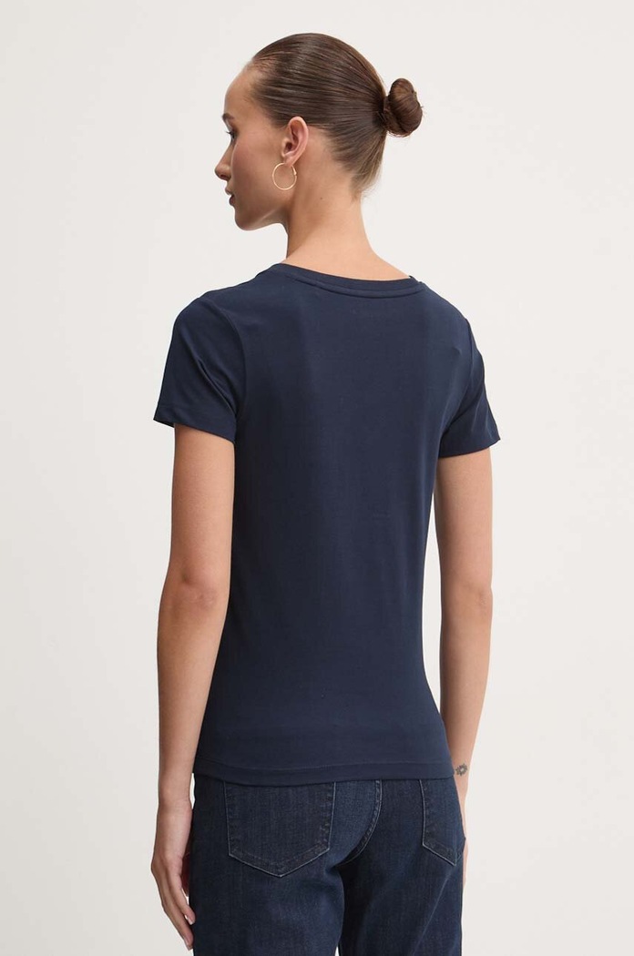 Oblečenie Tričko Guess Jeans W4YI23.J1314 tmavomodrá