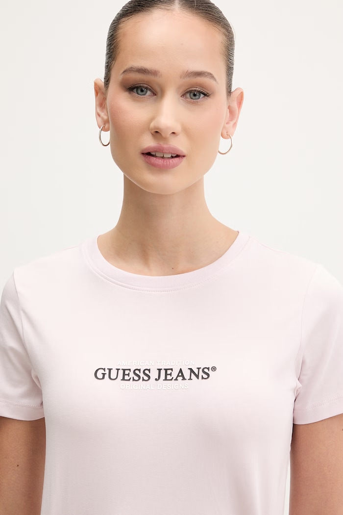 Guess Jeans t-shirt rosa W4YI03.J1314