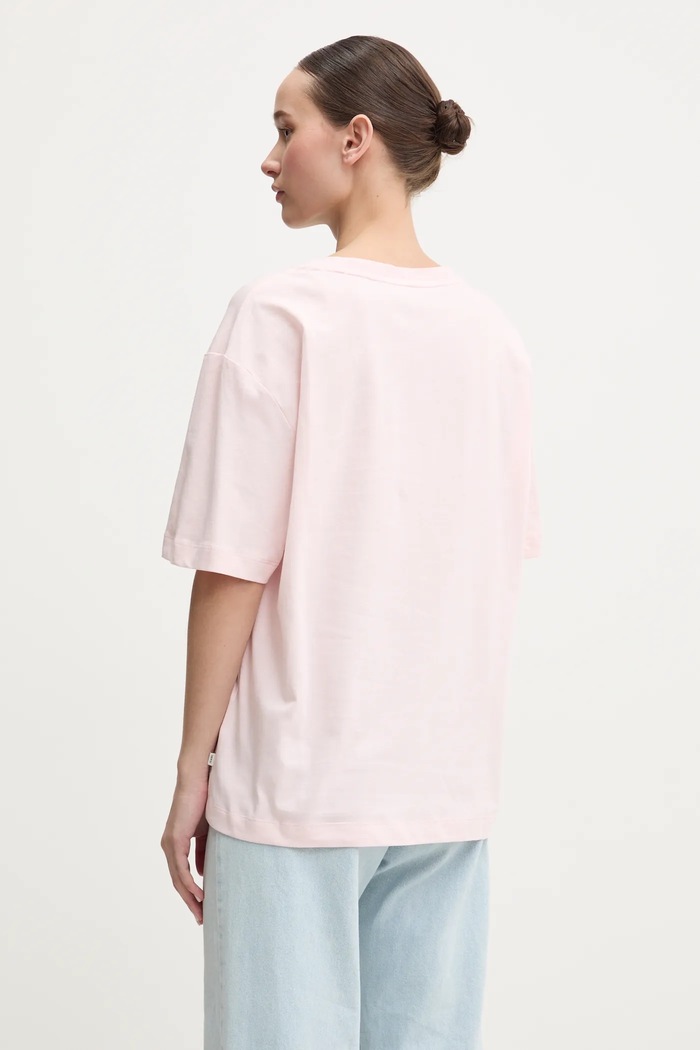 Odzież Guess Jeans t-shirt bawełniany W4YI08.K8HM0 różowy