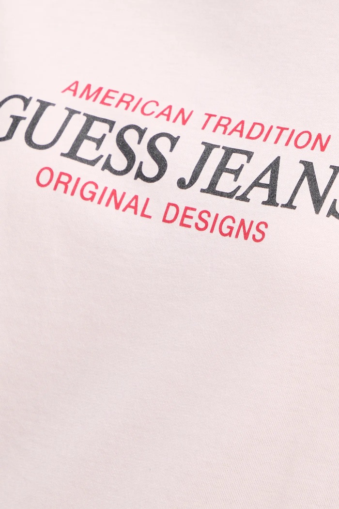 Guess Jeans t-shirt bawełniany W4YI08.K8HM0 różowy