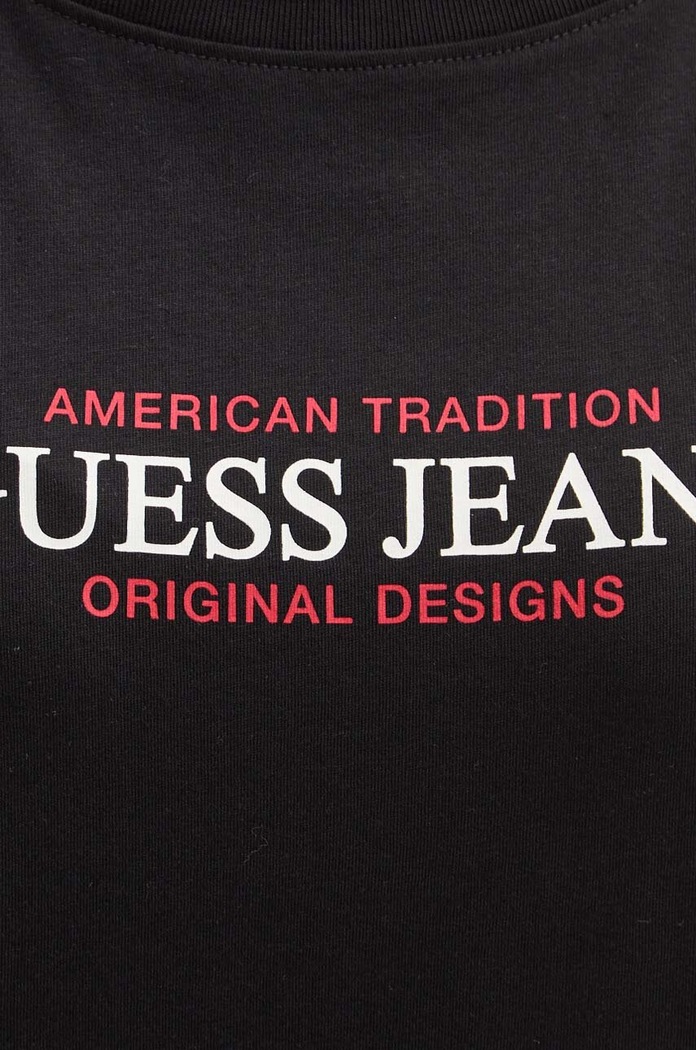 Guess Jeans tricou din bumbac W4YI08.K8HM0 negru