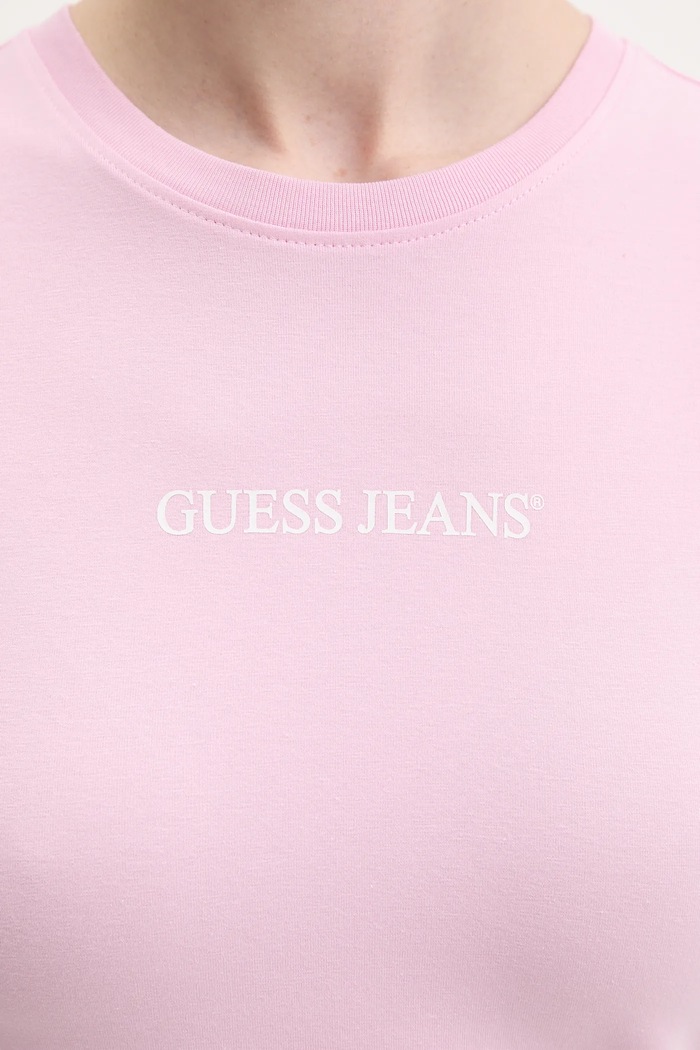Majica kratkih rukava Guess Jeans W4YI01.J1314 roza