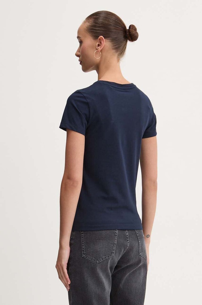Îmbrăcăminte Guess Jeans tricou W4YI01.J1314 bleumarin