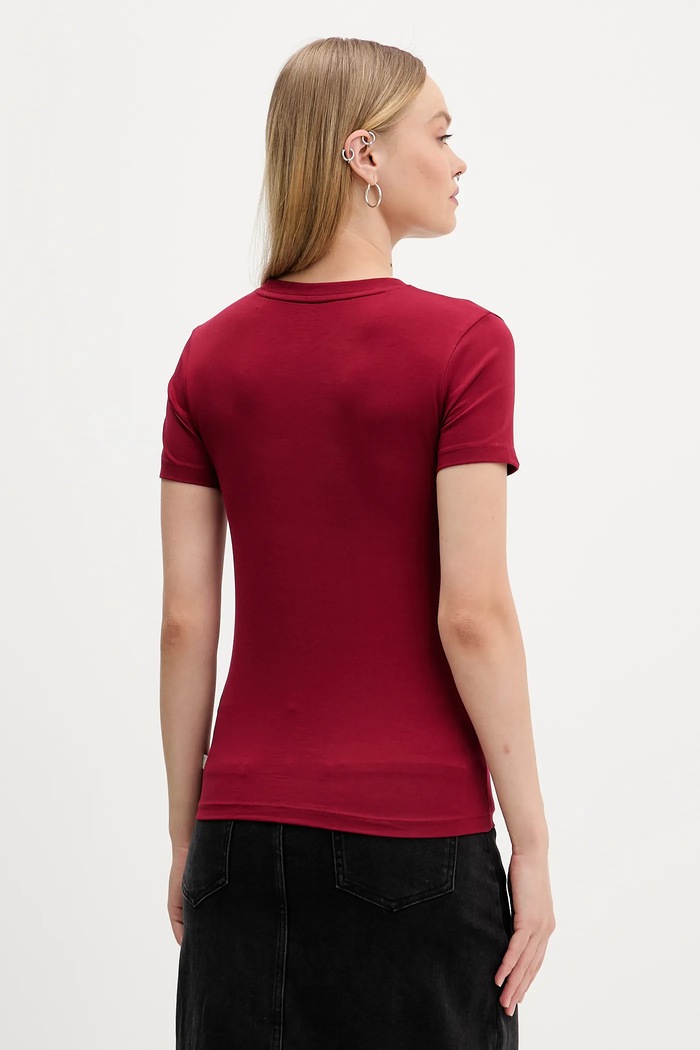 Îmbrăcăminte Guess Jeans tricou W4YI01.J1314 burgundia