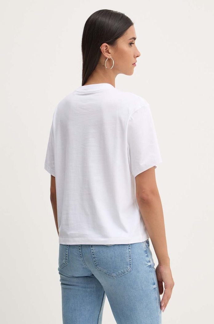 Oblečenie Guess Jeans basic tričko dámske W4YI73.K8HM0 biela