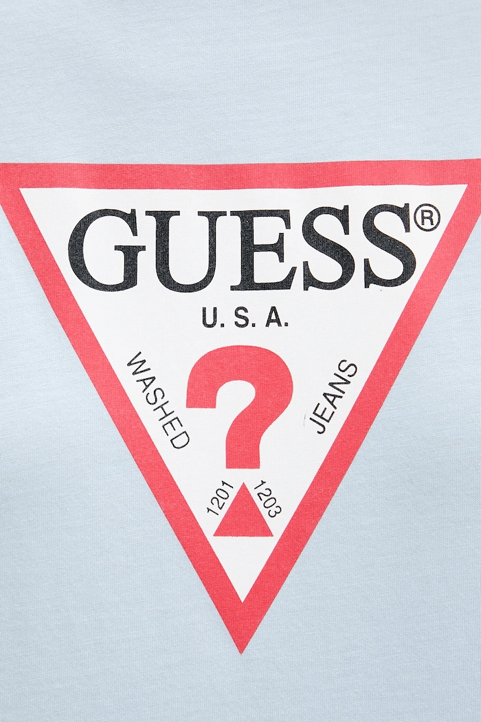 Guess Jeans basic tričko dámske W4YI73.K8HM0 modrá