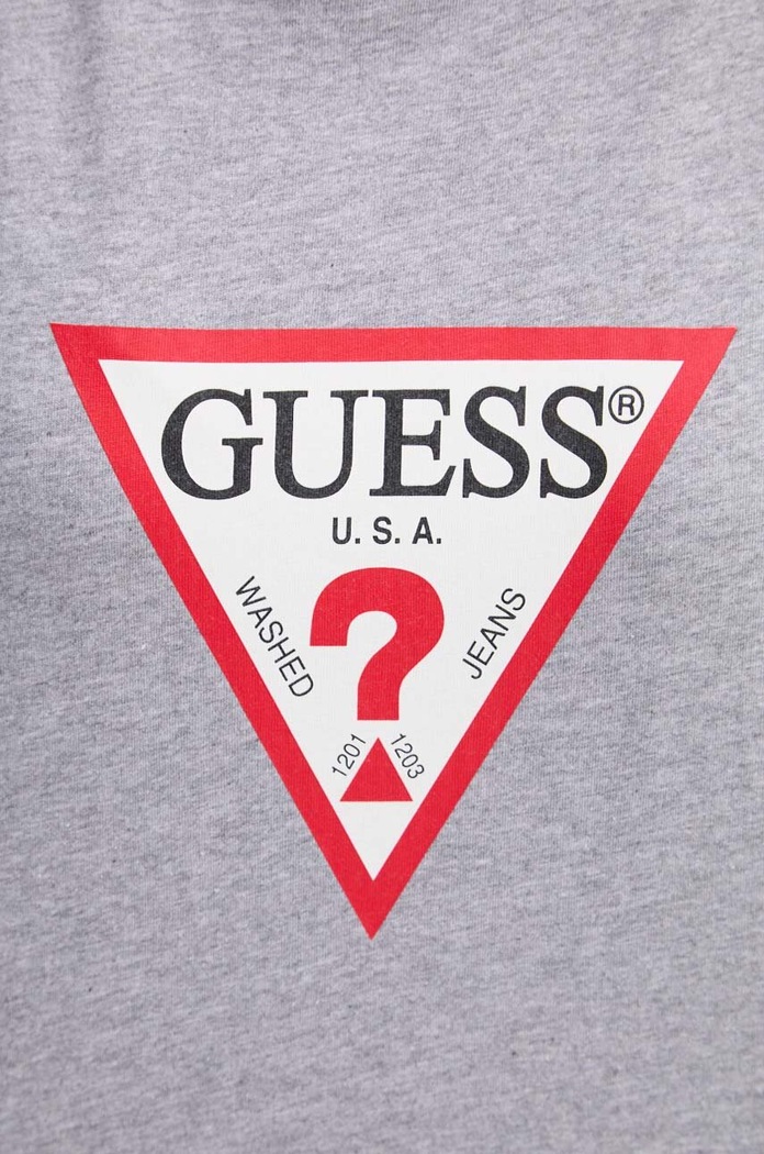 Guess Jeans basic tričko dámske W4YI73.K8HM0 sivá
