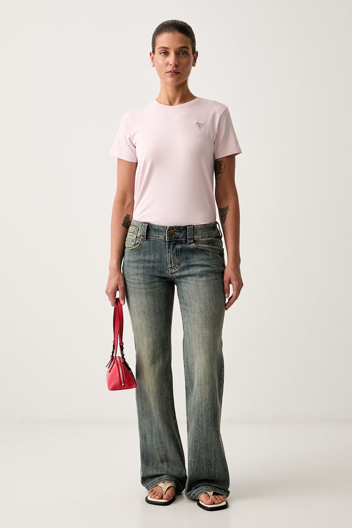 Guess Jeans W4YI10.J1314 różowy SS26