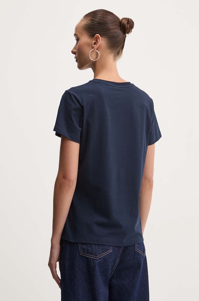 Oblačila Kratka majica Guess Jeans W4YI10.J1314 mornarsko modra