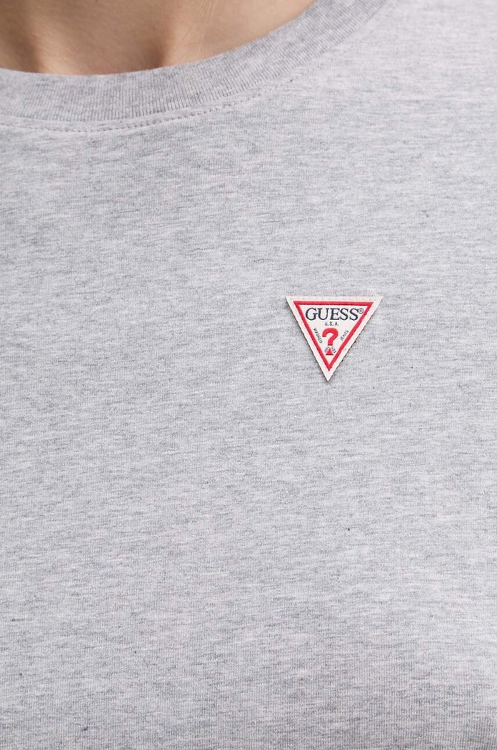 Guess Jeans T-shirt damski z bawełną W4YI10.J1314 szary