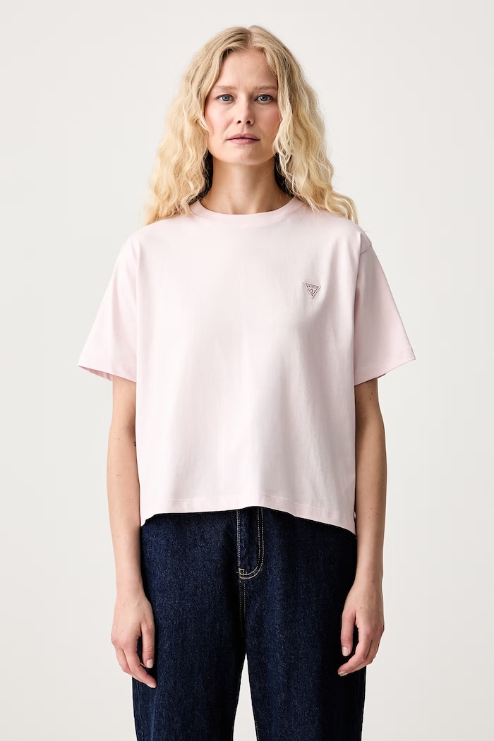 Guess Jeans tričko dámské bavlněné růžová W4YI05.K8HM0