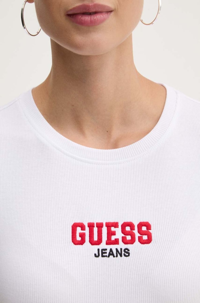 Guess Jeans tricou W4YI64.KA0H1 alb