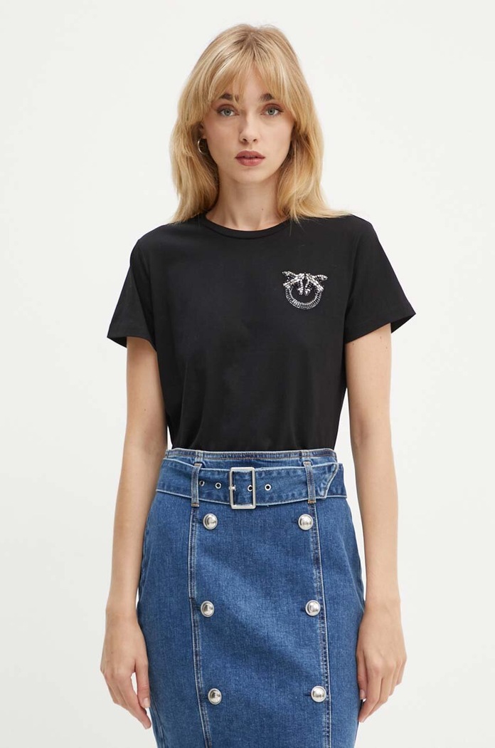 Pinko t-shirt czarny 103320.A24E