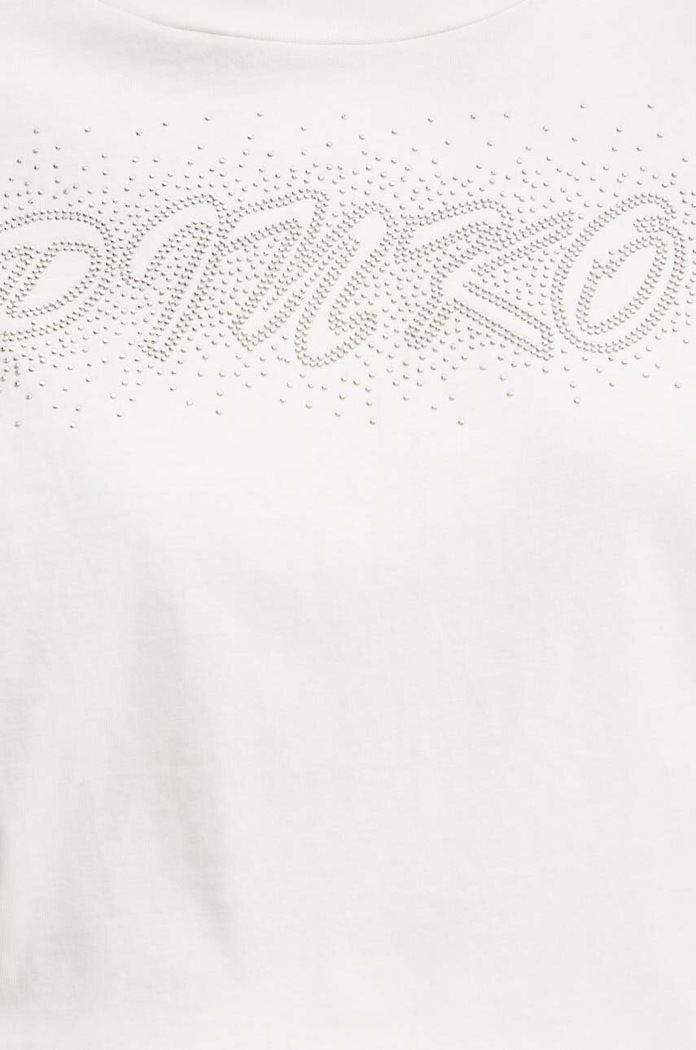 Pinko t-shirt bawełniany 103993.A231 biały