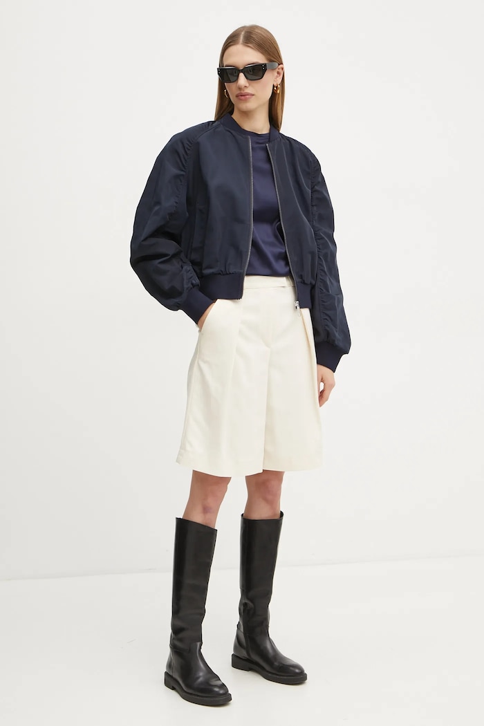 Hedvábná halenka Marciano by Guess DENISE 4YGH07.7117A námořnická modř SS26