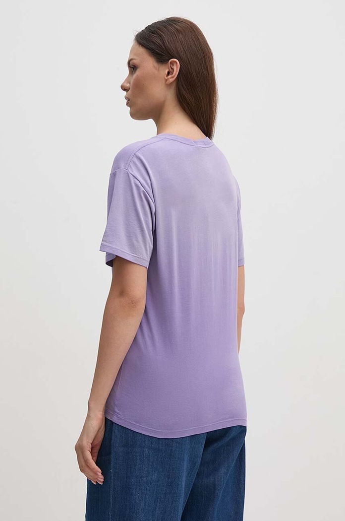 Oblečení Bavlněné tričko Polo Ralph Lauren 211941181 fialová