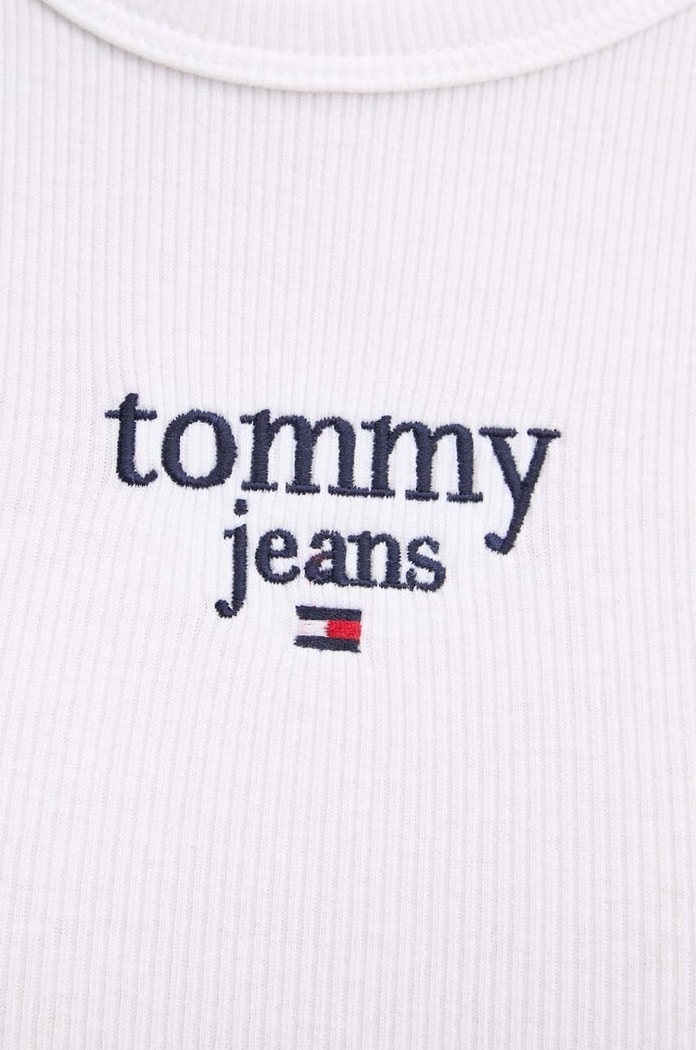 Top Tommy Jeans DW0DW18408 bílá