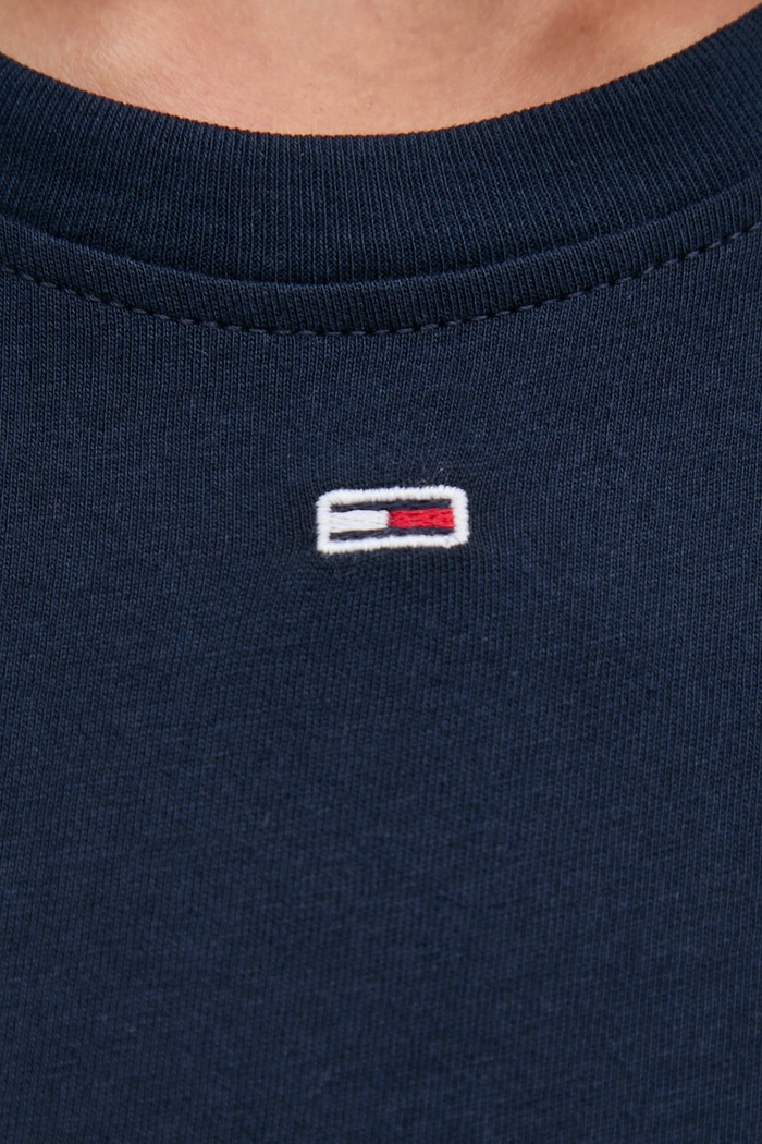 Tommy Jeans t-shirt bawełniany granatowy DW0DW18441