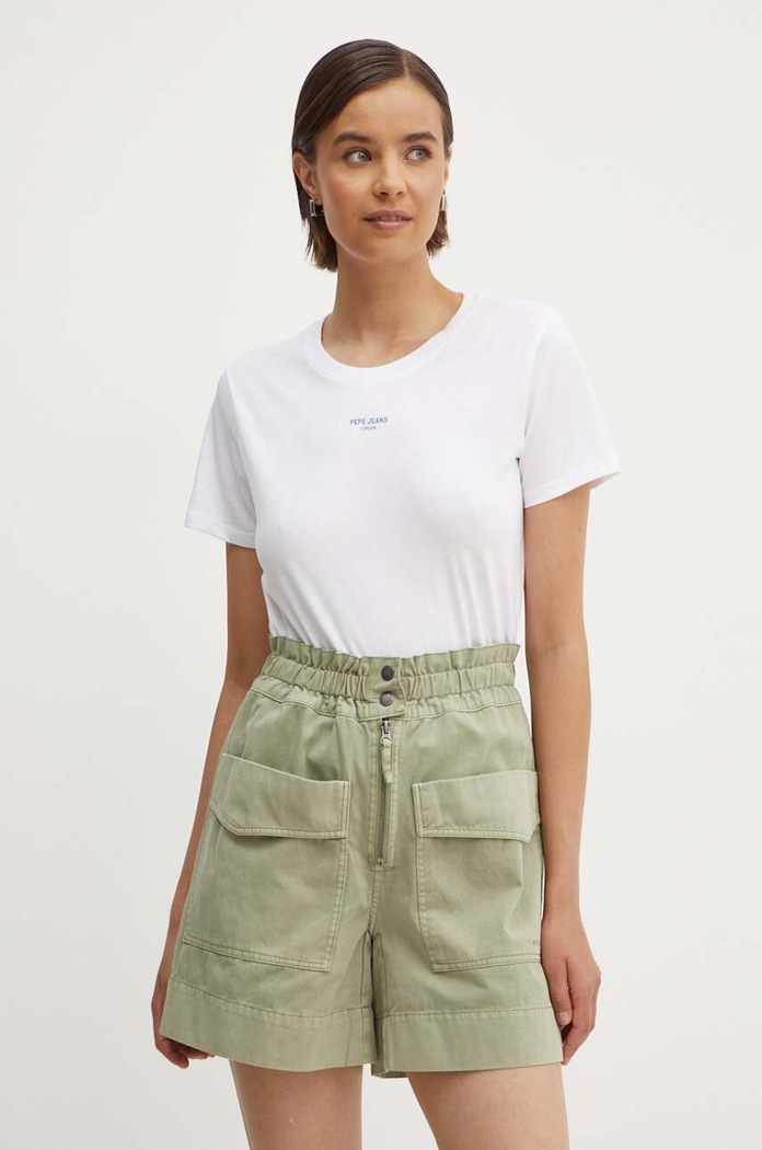 Pamučna majica Pepe Jeans EMILY PL505877 bijela AW24