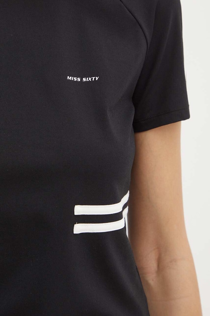 Miss Sixty t-shirt 6L2SJ1650000 SJ1650 S/S T-SHIRT 6L2SJ1650000 czarny