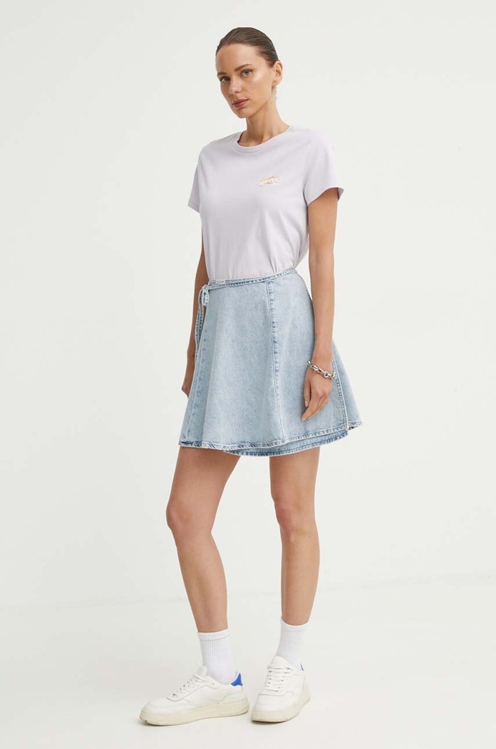 Levi's t-shirt bawełniany 17369.2746 fioletowy AW24