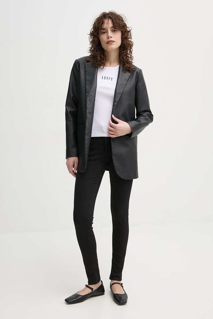 Βαμβακερό τοπ Levi's A9415 λευκό SS25