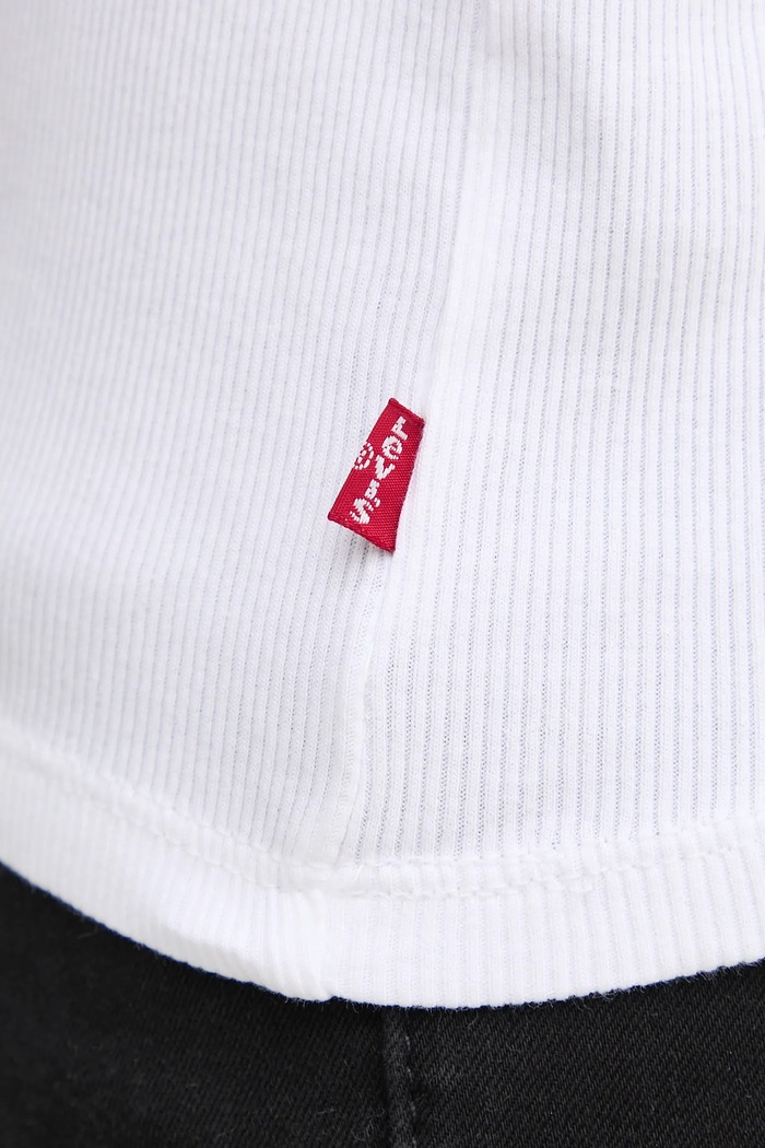Βαμβακερό τοπ Levi's A9415 λευκό