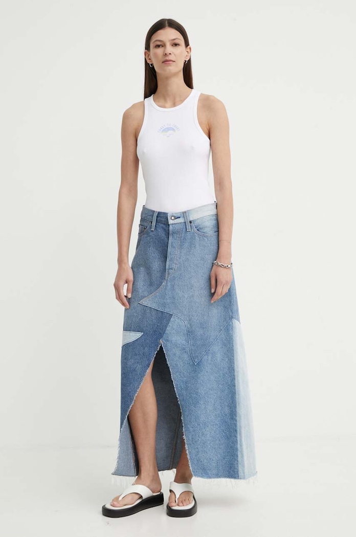 Βαμβακερό τοπ Levi's A9415 λευκό SS25