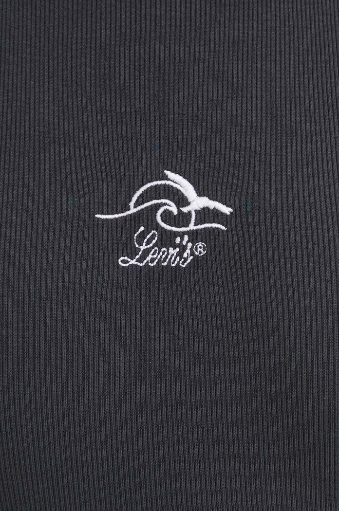 Levi's top din bumbac A9415 negru