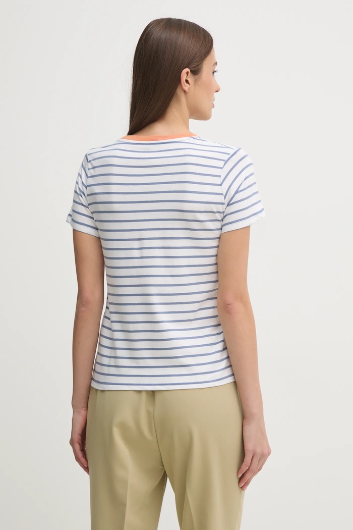 Odjeća Pamučna majica Pepe Jeans ELBA PL505876 bijela