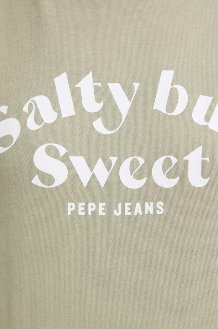 Pamučna majica Pepe Jeans EFFIE zelena PL505886