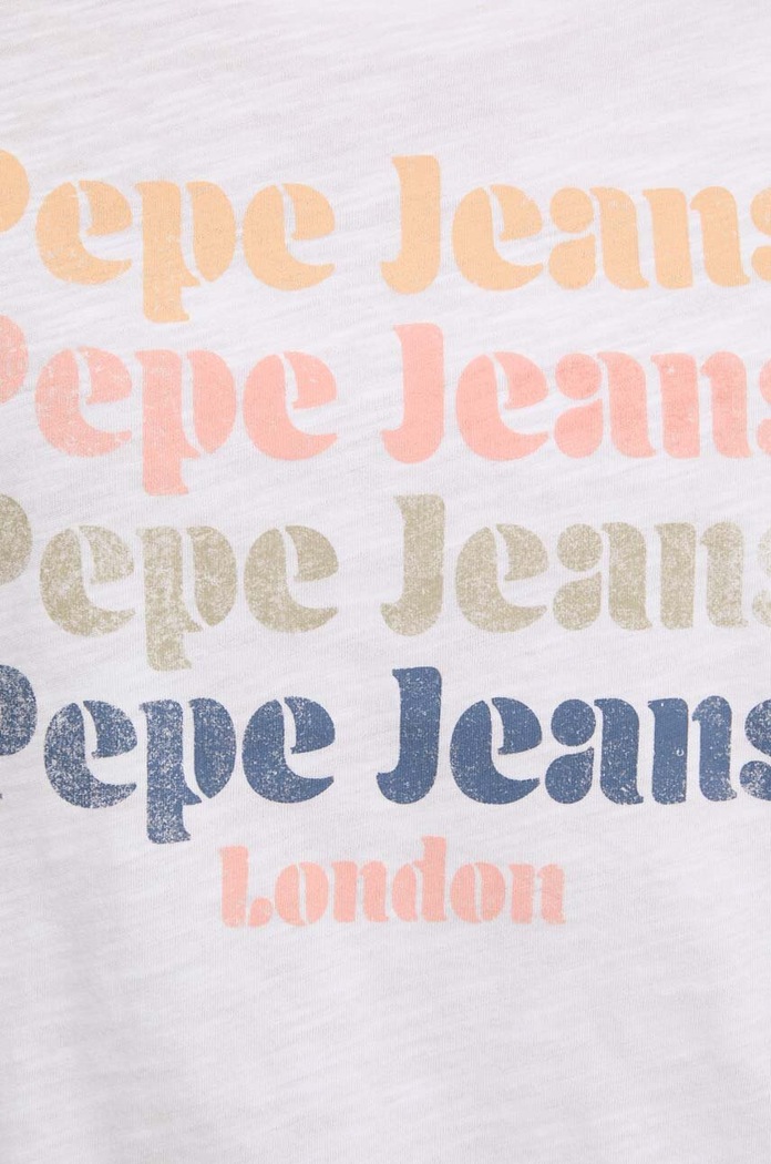 Bavlněné tričko Pepe Jeans EILEEN PL505894 bílá
